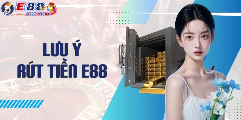 Một số lưu ý quan trọng khi rút tiền tại E88